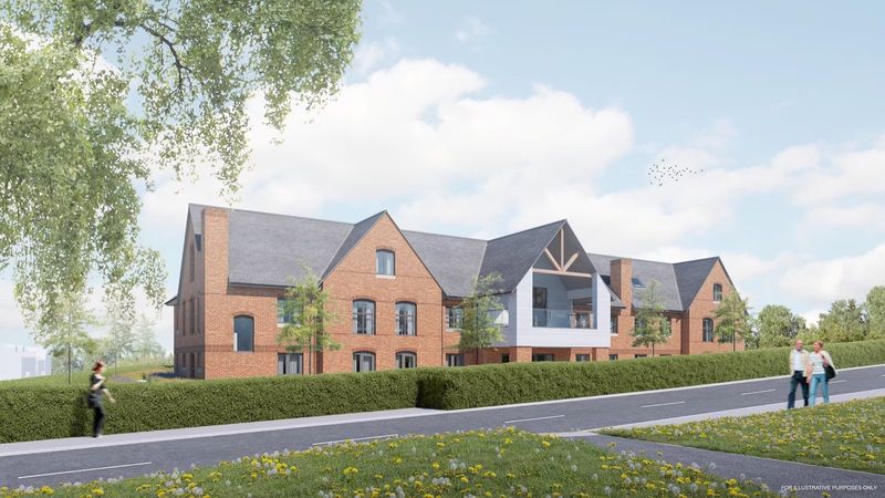 CGI of the Faversham development